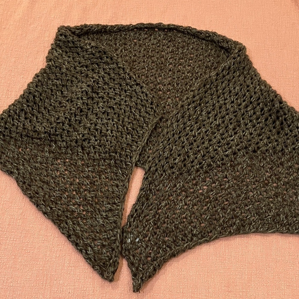 Oversized Knit Scarf / shawl / wrap
